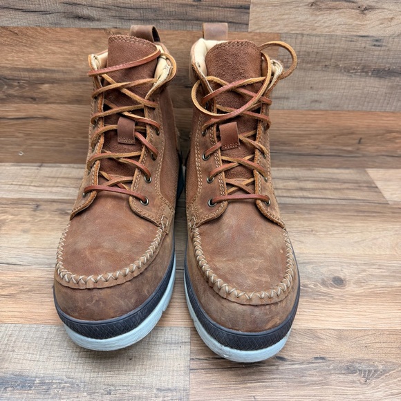 Manitobah Men's Size 12M Brown Footwear Mesa Moccasin Toe Unlined Chukka Boot - Picture 3 of 9